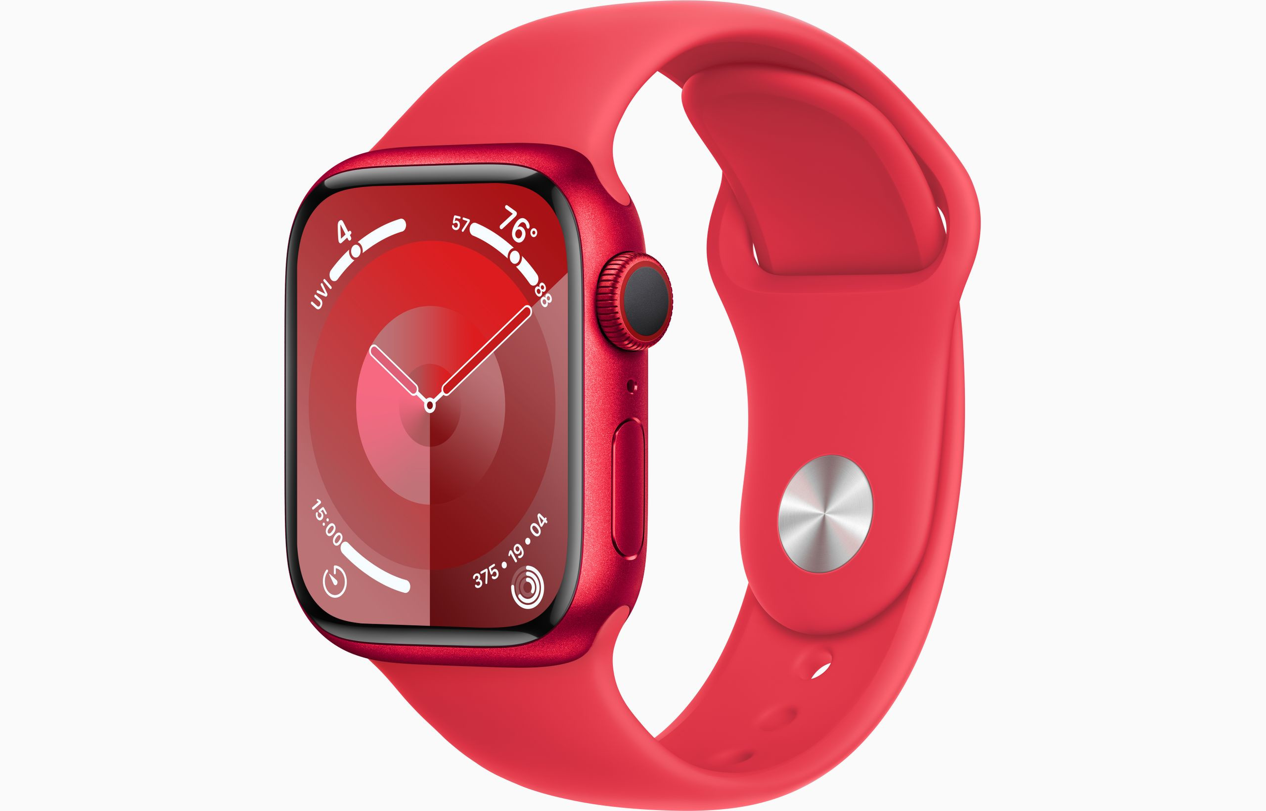Obrázek Apple Watch S9 Cell/45mm/PRODUCT RED/Sport Band/PRODUCT RED/-M/L