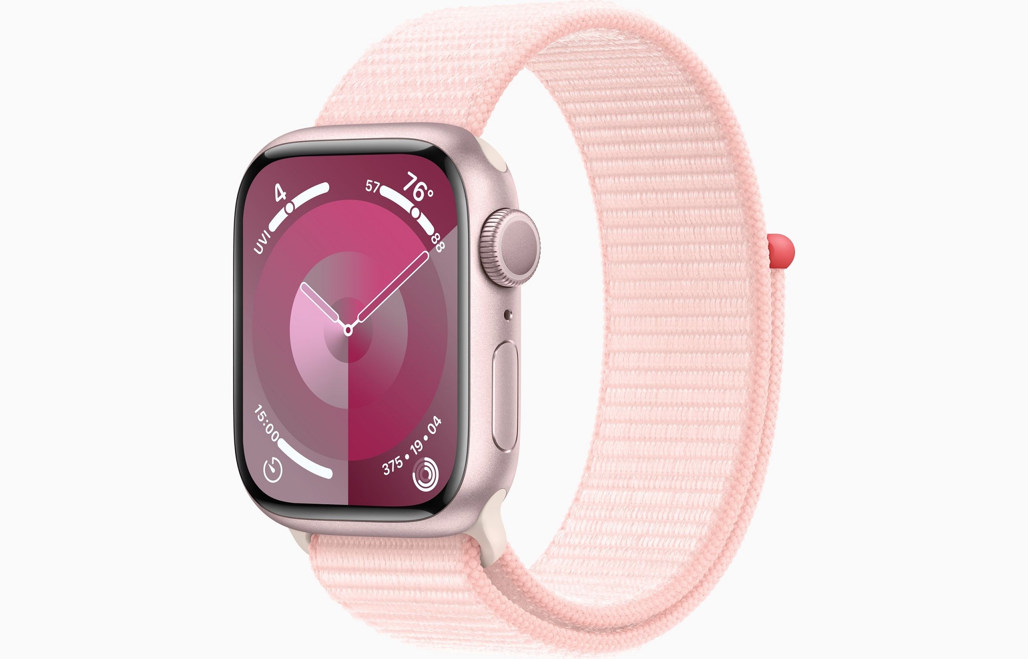 Obrázek Apple Watch S9/45mm/Pink/Sport Band/Light Pink