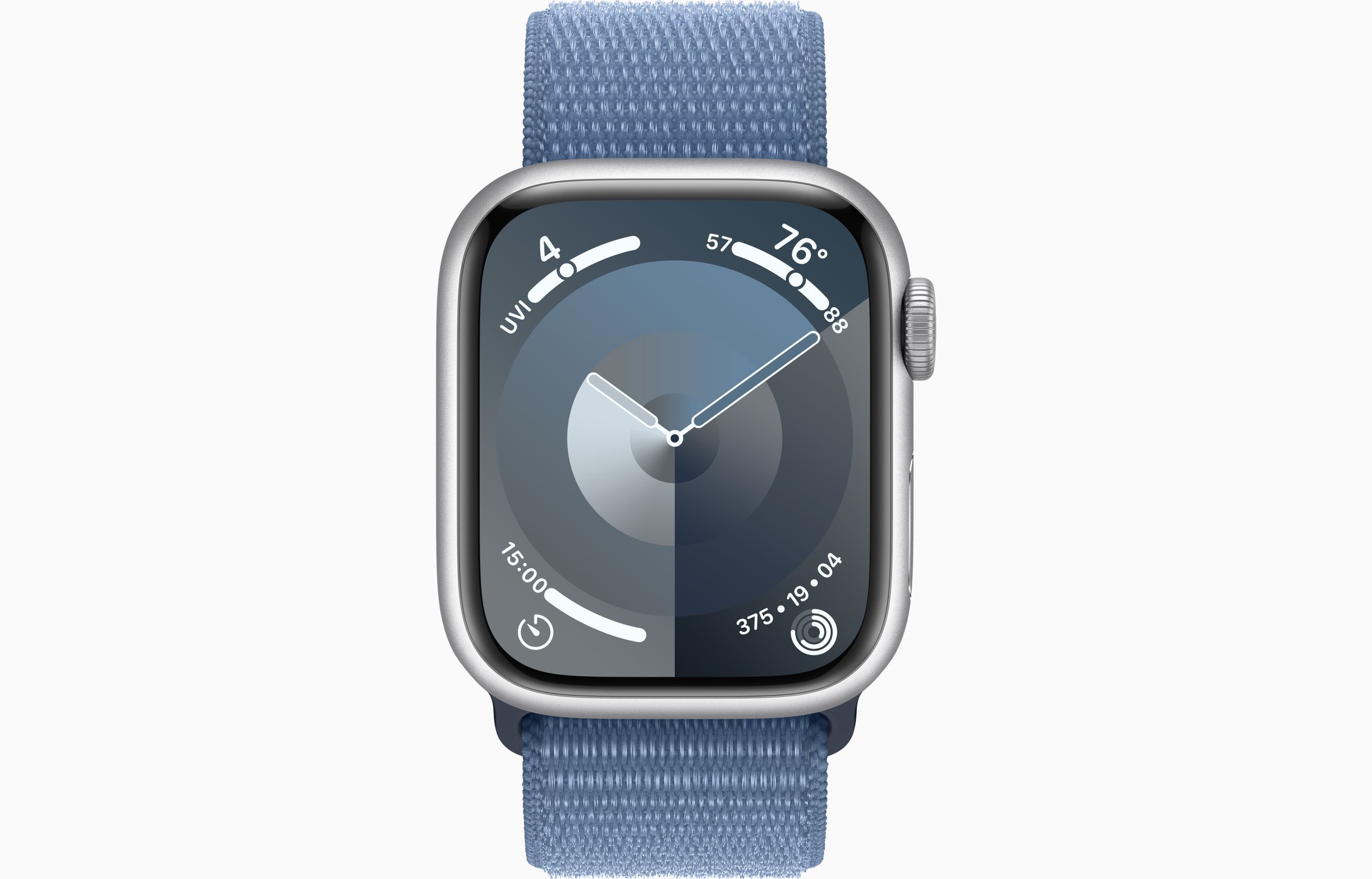 Obrázek Apple Watch S9/41mm/Silver/Sport Band/Winter Blue