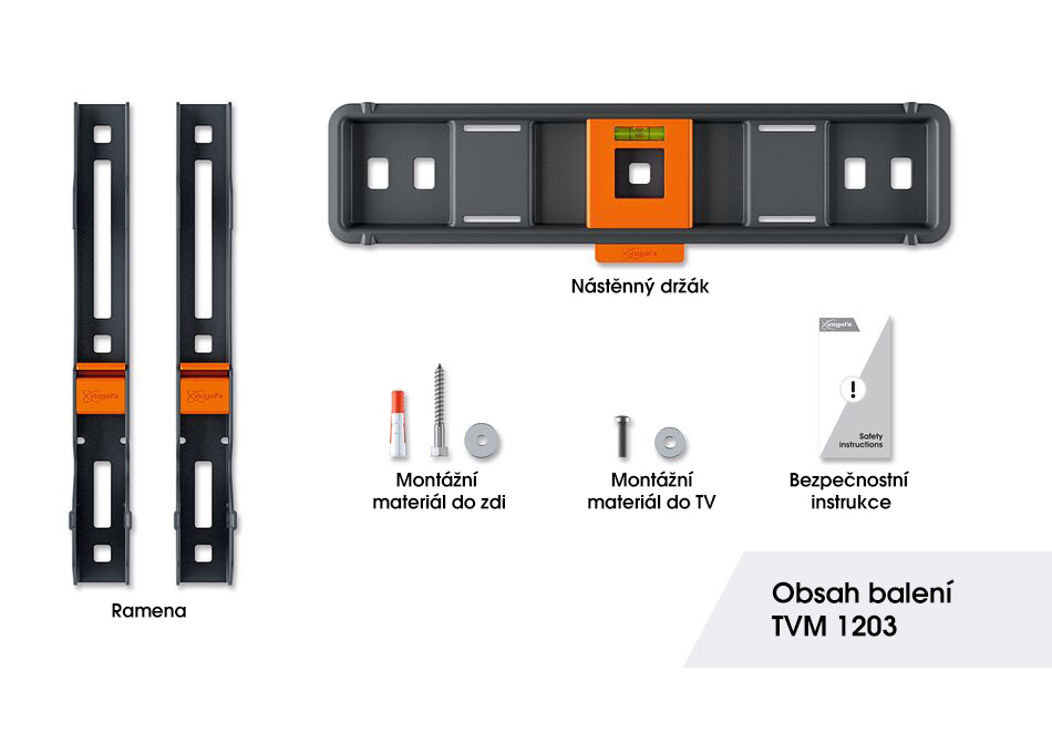 Obrázek Vogel's TVM 1203, fixní TV držák pro obrazovky 19-50", 30 kg