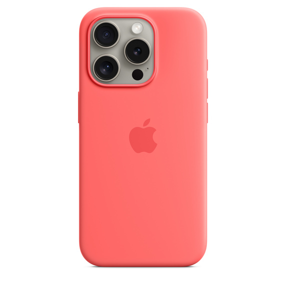 Obrázek iPhone 15 Pro Silicone Case with MS - Guava