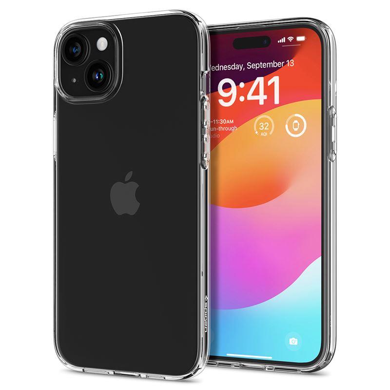 Obrázek Ochranný kryt Spigen Crystal Flex pro iPhone 15 transparentní