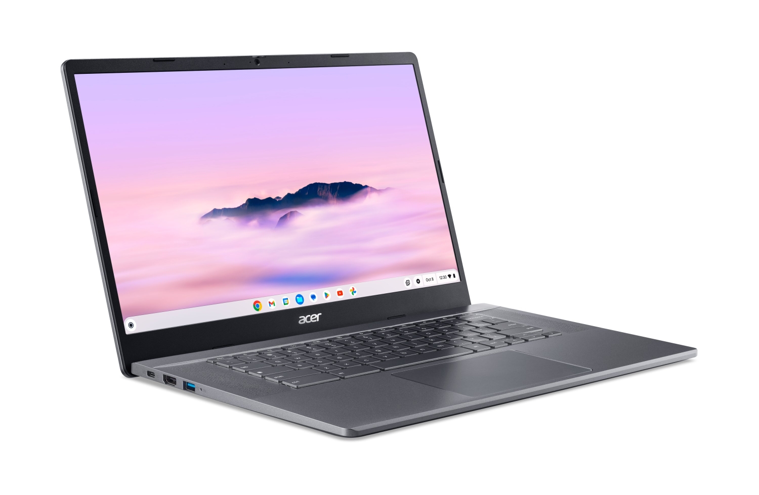 Obrázek Acer Chromebook/CB515-2H/i3-1315U/15,6"/FHD/8GB/256GB SSD/UHD/Chrome/Gray/2R