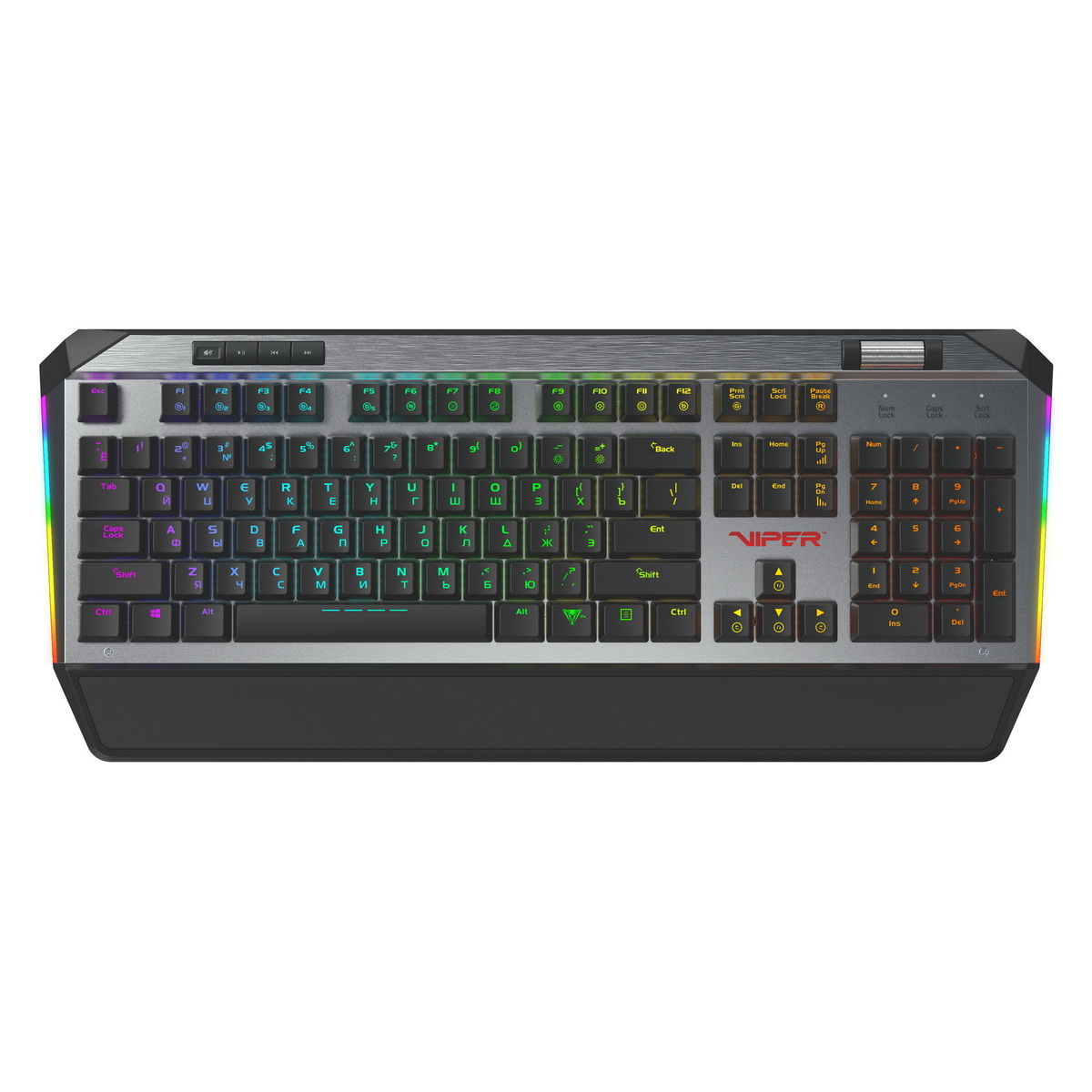 Obrázek Patriot Viper 765 RGB/Drátová USB/RU layout/Černá-stříbrná