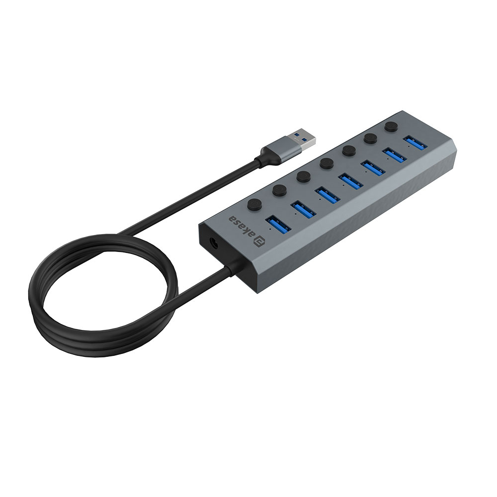 Obrázek AKASA USB hub Connect 7 IPS 7-Port