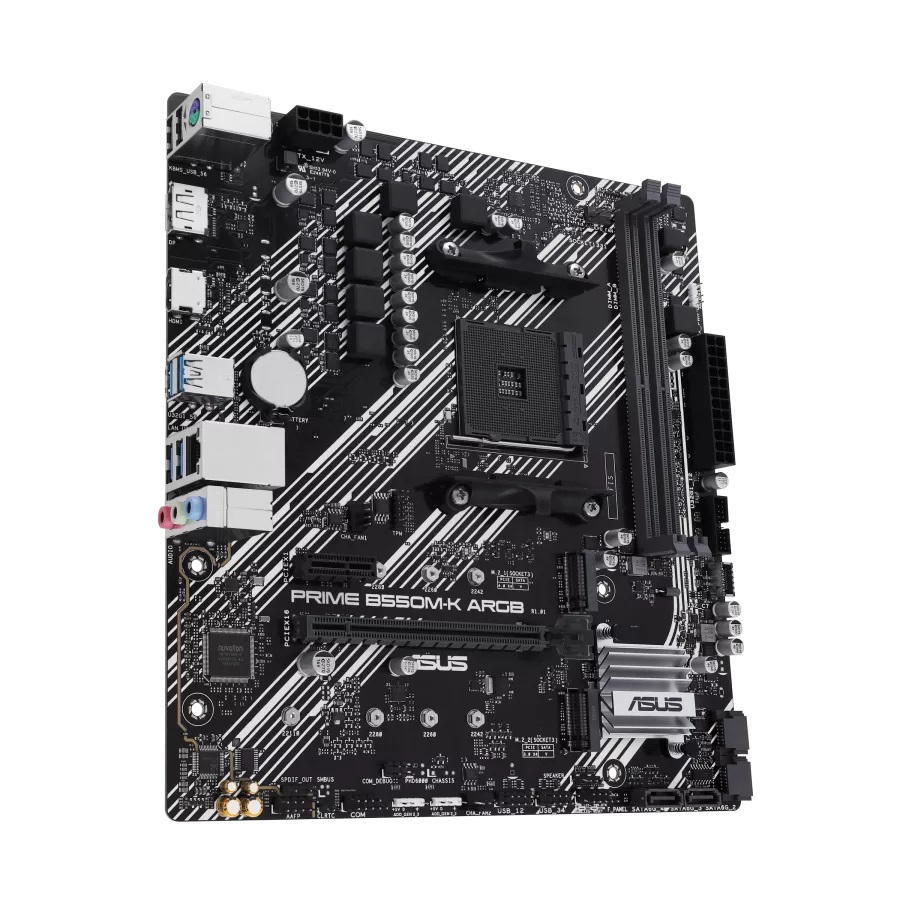 Obrázek ASUS PRIME B550M-K ARGB/AM4/mATX