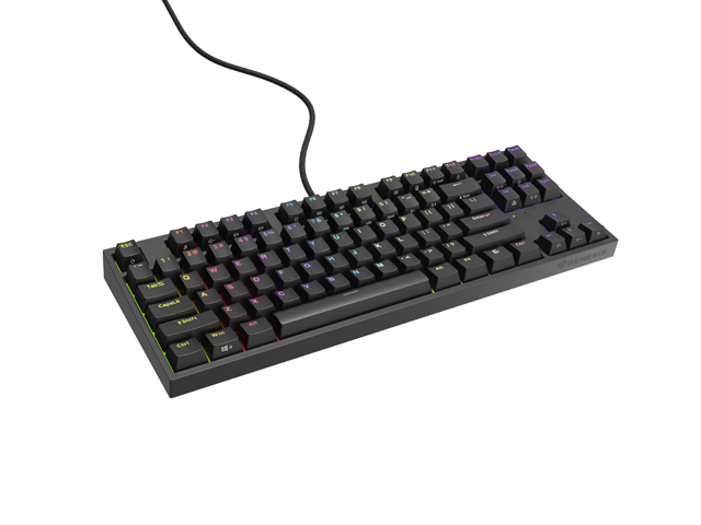 Obrázek Genesis herní mechanická klávesnice THOR 404/RGB/Khail Box Brown/Drátová USB/US layout/Černá