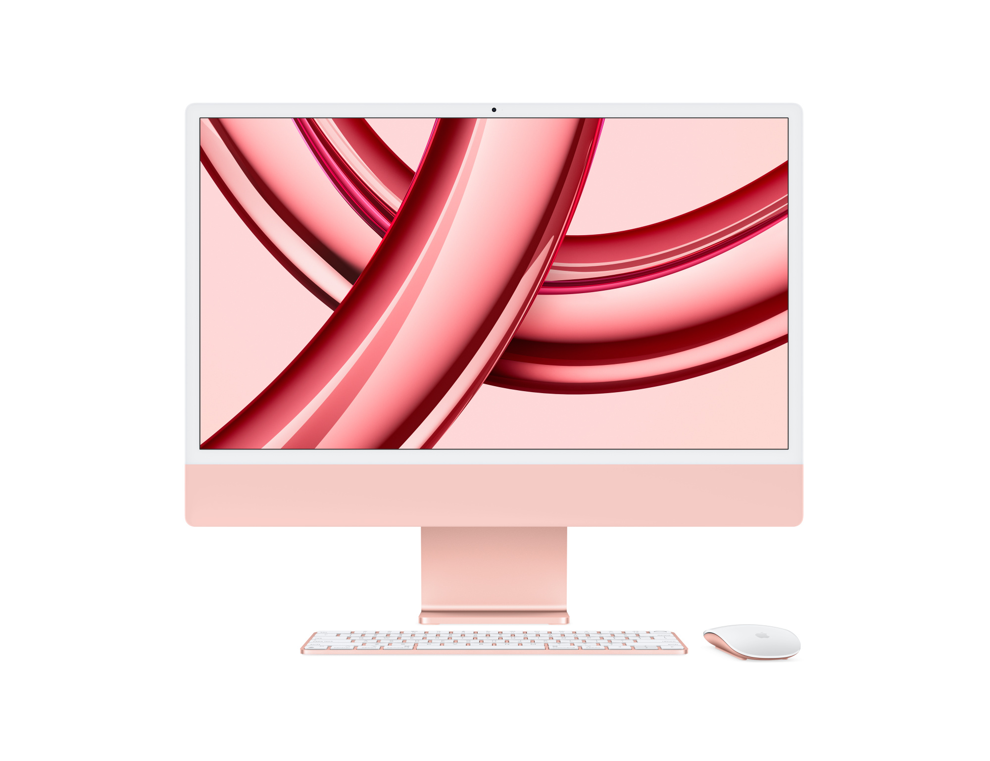 Obrázek iMac 24'' 4.5K displej Apple M3 8core CPU, 8core GPU, 8GB, 256GB SSD, CZ, růžový