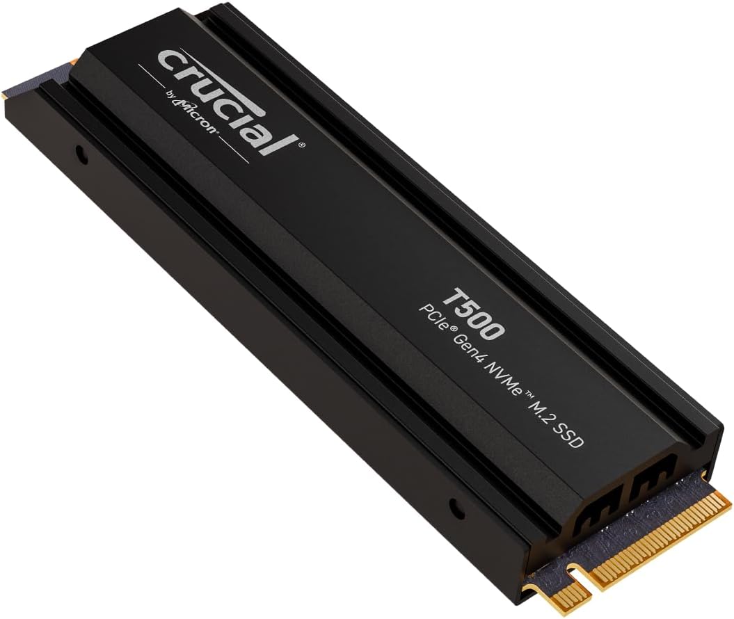 Crucial T500/1TB/SSD/M.2 NVMe/Černá/Heatsink/5R
