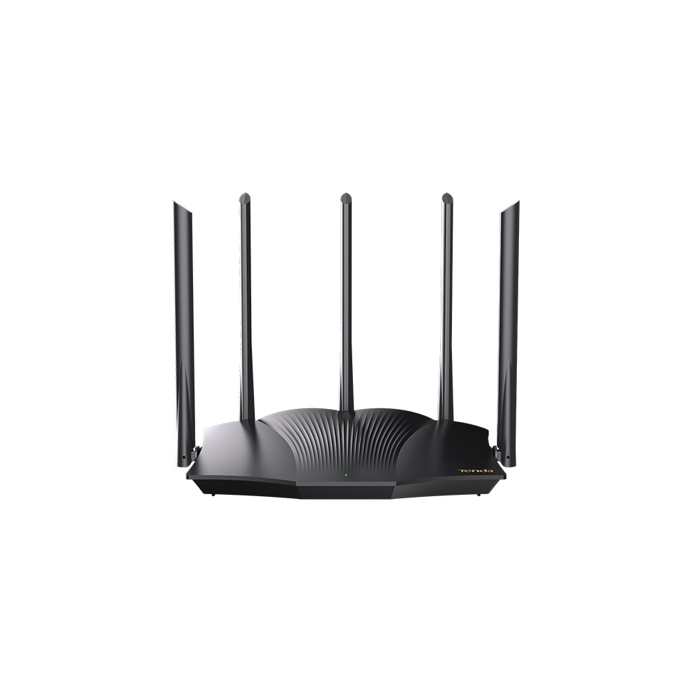 Obrázek Tenda TX12 Pro AX3000 WiFi6 Router, 1x GWAN, 3x GLAN, IPv6, 5x 6dBi, WPA3, Mesh, CZ app