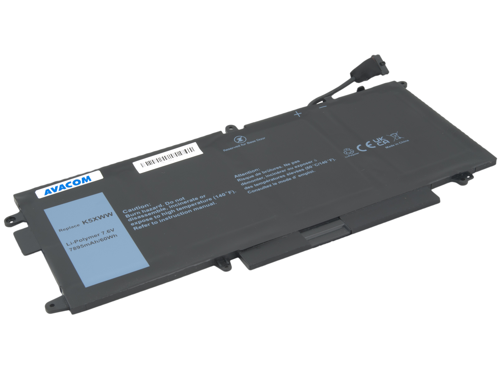 Baterie AVACOM pro Dell Latitude 7389, 7390 2-in-1 Li-Pol 7,6V 7895mAh 60Wh