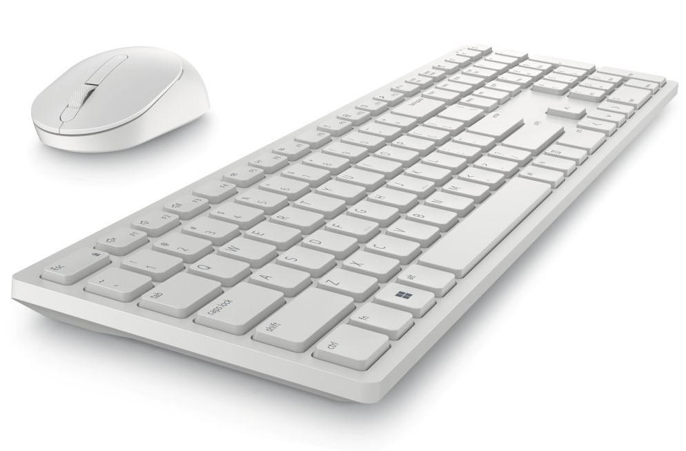 Obrázek Dell set klávesnice+myš, KM5221W, bezdrát.,US bílá