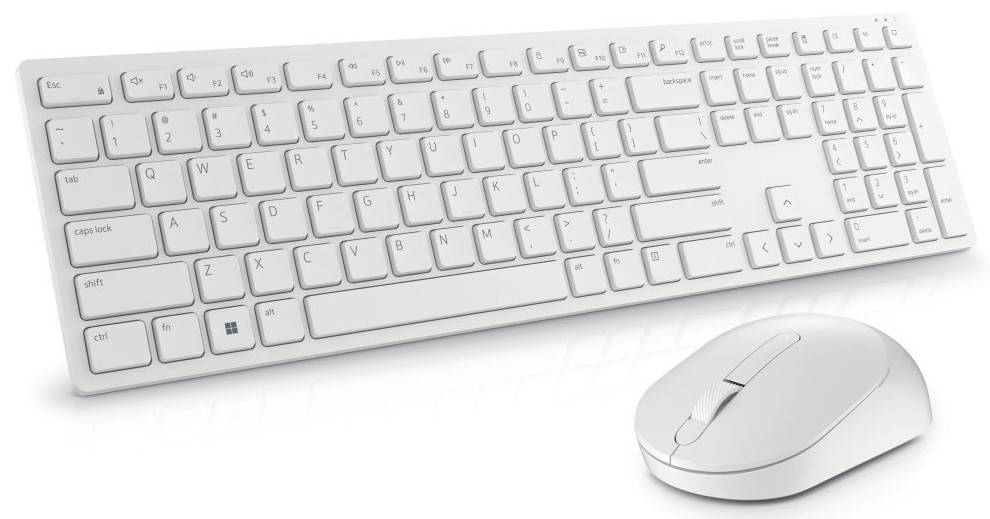 Obrázek Dell set klávesnice+myš, KM5221W, bezdrát.,US bílá