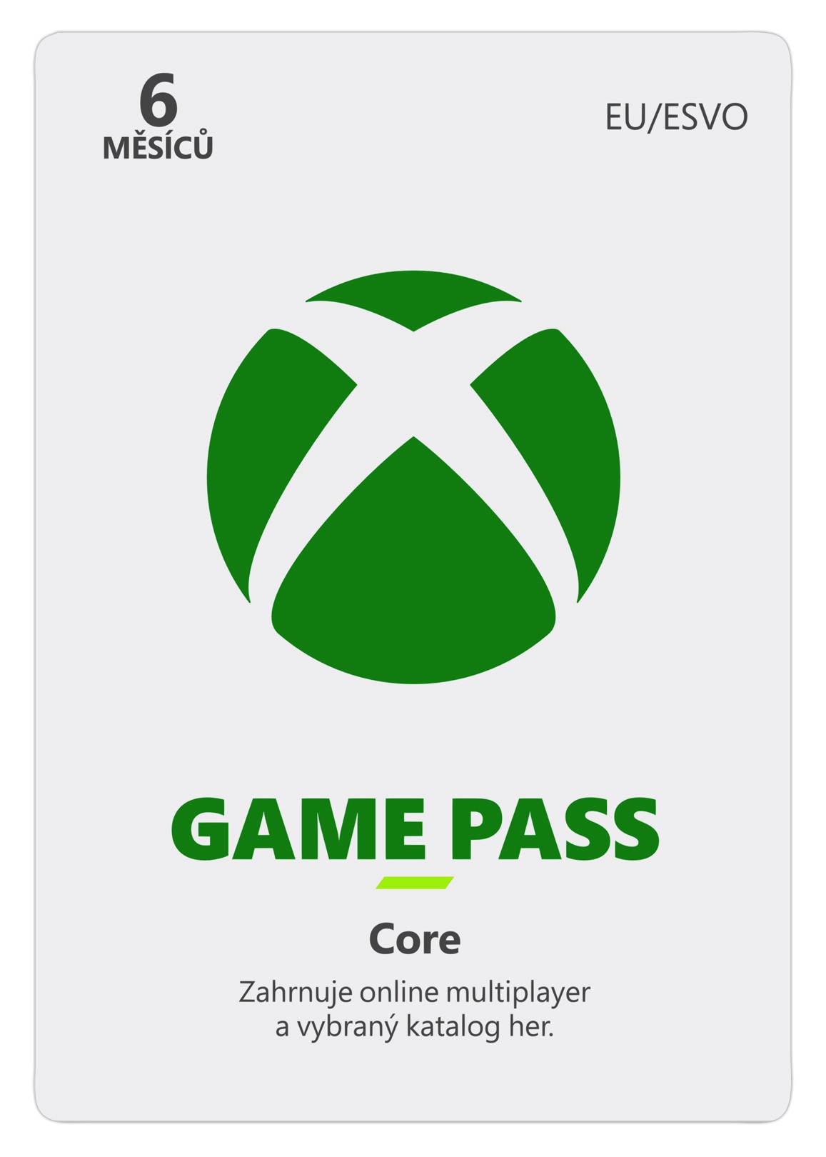 Obrázek ESD XBOX - Game Pass Core - předplatné na 6 měsíců (EuroZone)