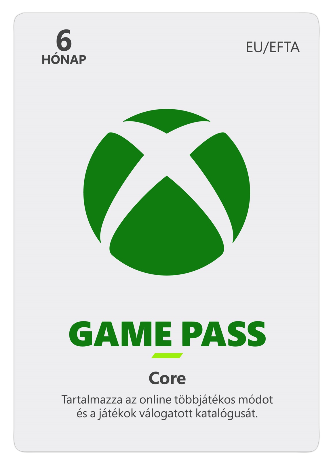 Obrázek ESD XBOX - Game Pass Core - předplatné na 6 měsíců (EuroZone)