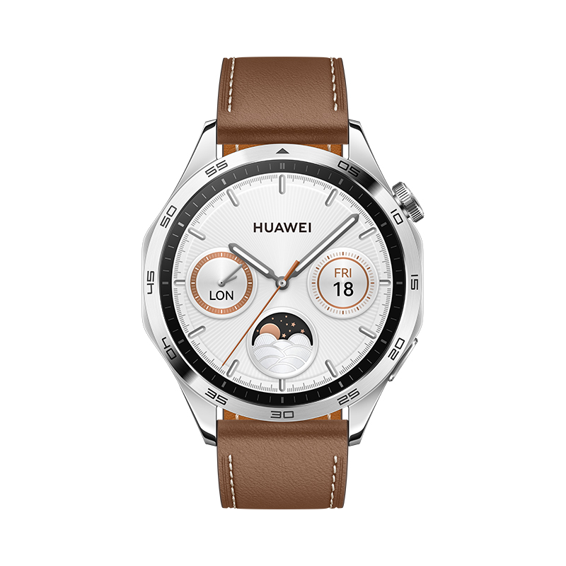 Obrázek Huawei Watch GT 4/46mm/Silver/Elegant Band/Brown