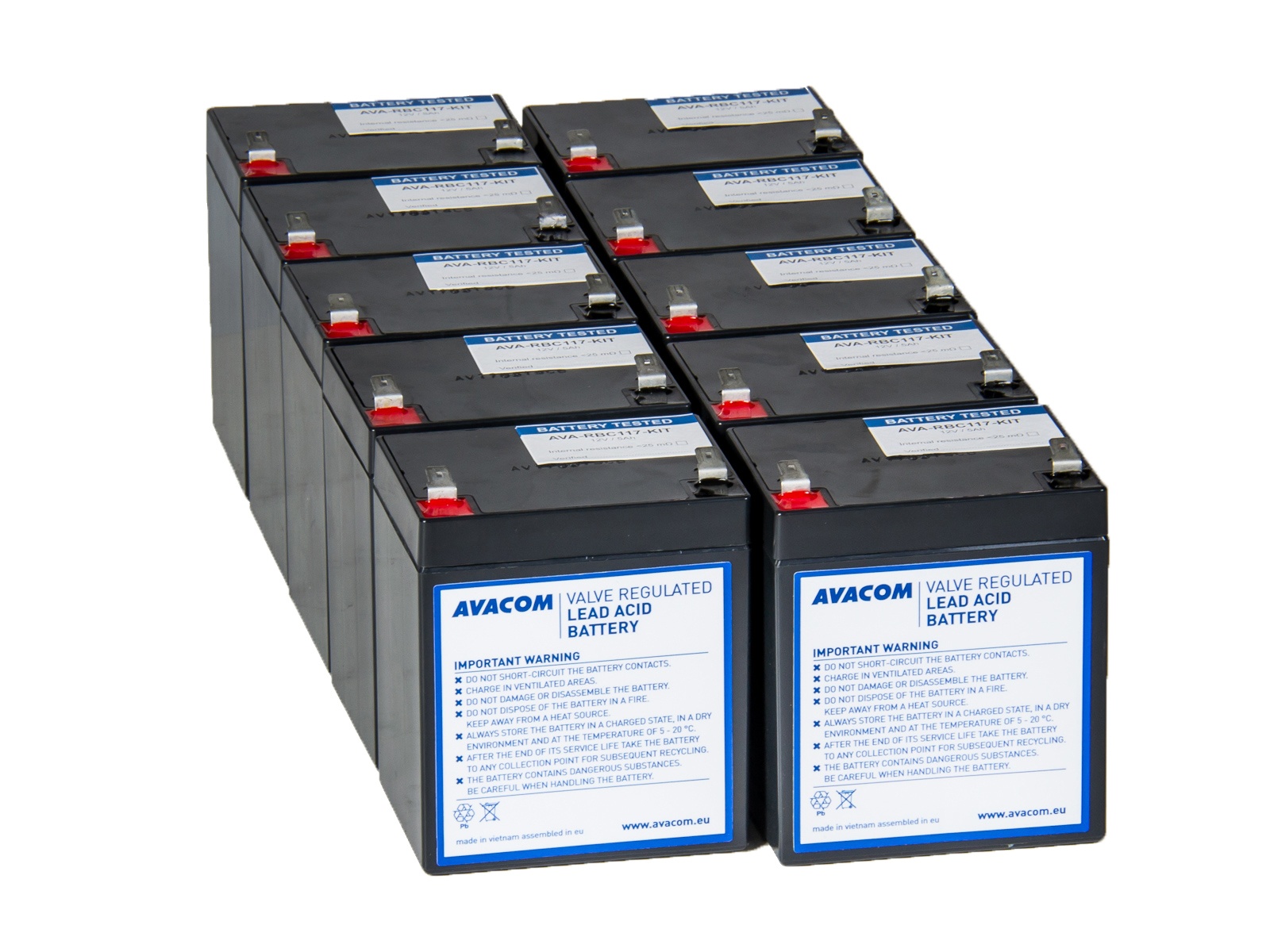 Obrázek AVACOM RBC117 - kit pro renovaci baterie (10ks baterií)