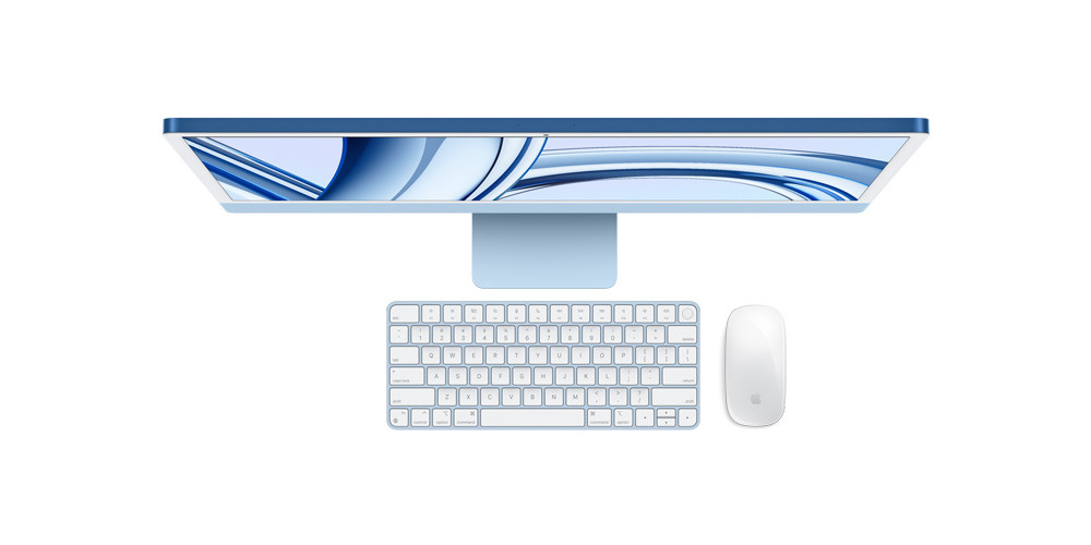 Obrázek Apple iMac 24/23,5"/4480 x 2520/M3/8GB/512GB SSD/M3/Sonoma/Blue/1R