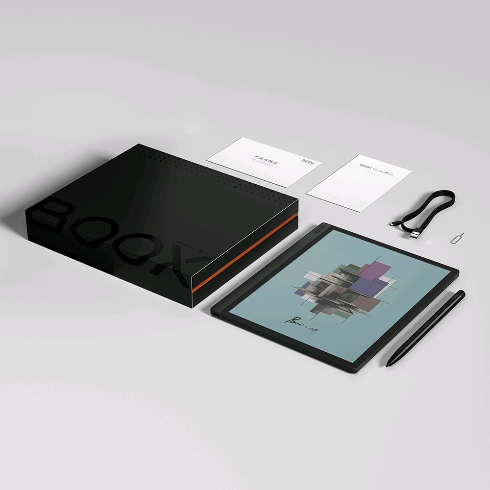 Obrázek E-book ONYX BOOX TAB ULTRA C PRO, 10,3", 128GB, 16MP fotoaparát, podsvícená, Bluetooth, Android 12