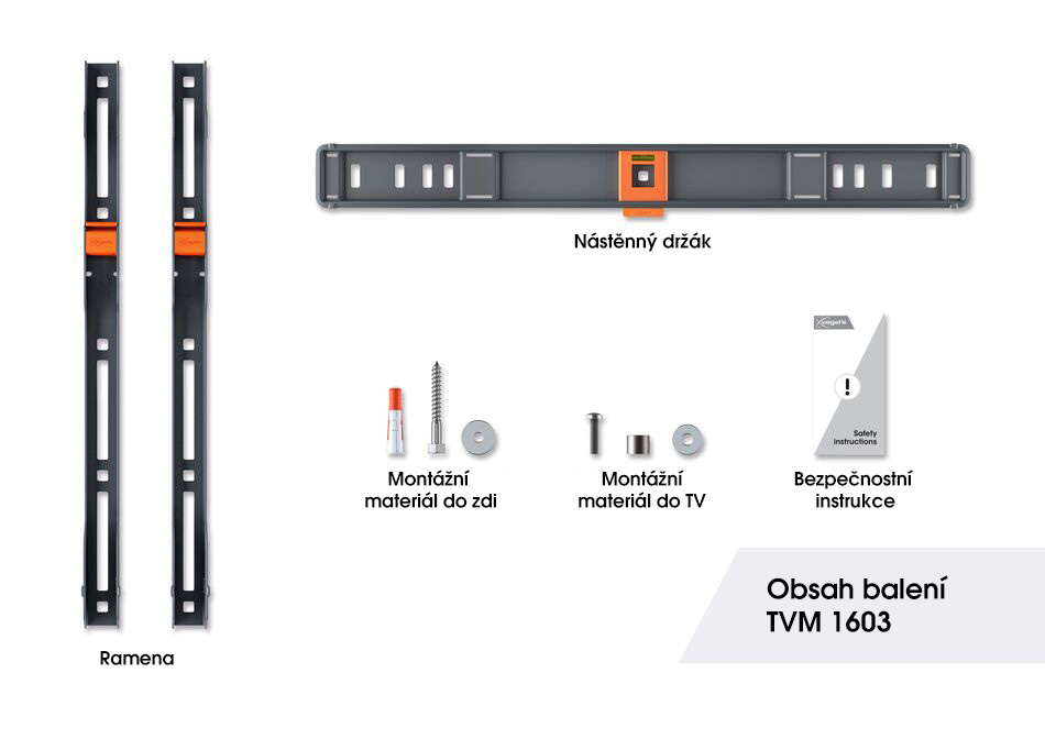 Obrázek Vogel's TVM 1603, fixní TV držák pro obrazovky 40-100", 75 kg