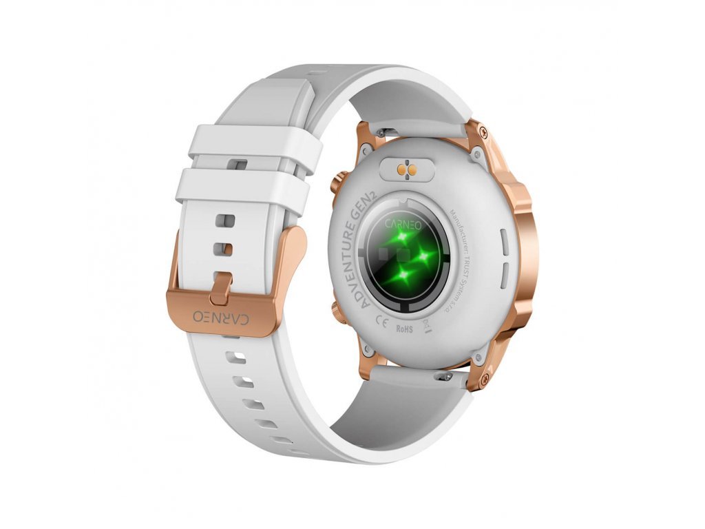 Obrázek CARNEO Adventure HR+ 2nd Gen/Rose Gold/Sport Band/White