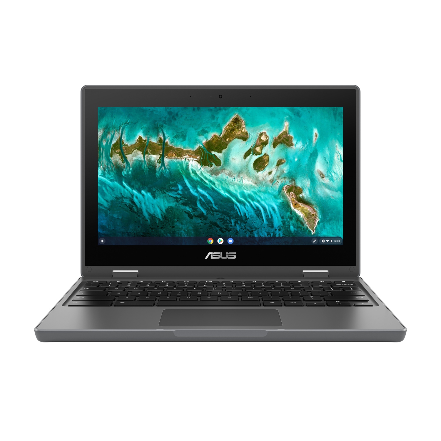 ASUS Chromebook CR11 Flip/CR1100FKA/N5100/11,6"/1366x768/T/8GB/64GB eMMC/UHD/Chrome/Gray/2R