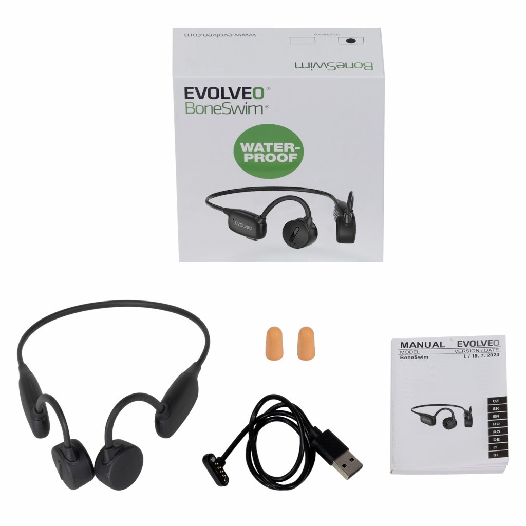 Obrázek EVOLVEO BoneSwim Pro MP3 32GB, bezdrátová