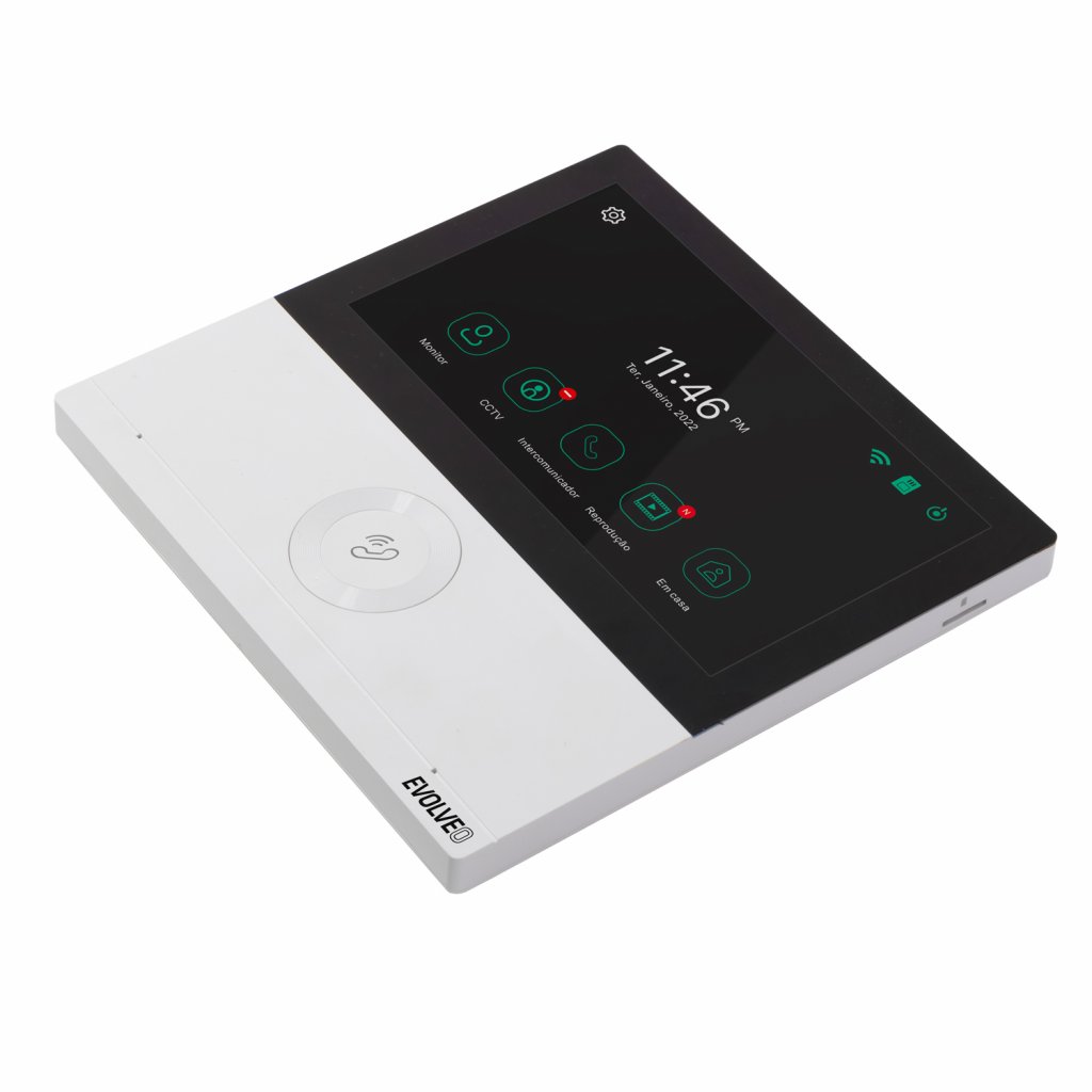 Obrázek EVOLVEO DoorPhone AHD7, Sada domácího WiFi videotelefonu s ovládáním brány nebo dveří, bílý monitor