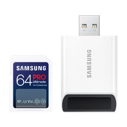 Samsung SDXC PRO ULTIMATE/SDXC/64GB/USB 2.0/Class 10/+ Adaptér