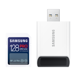 Obrázek Samsung SDXC 128GB PRO ULTIMATE + USB adaptér