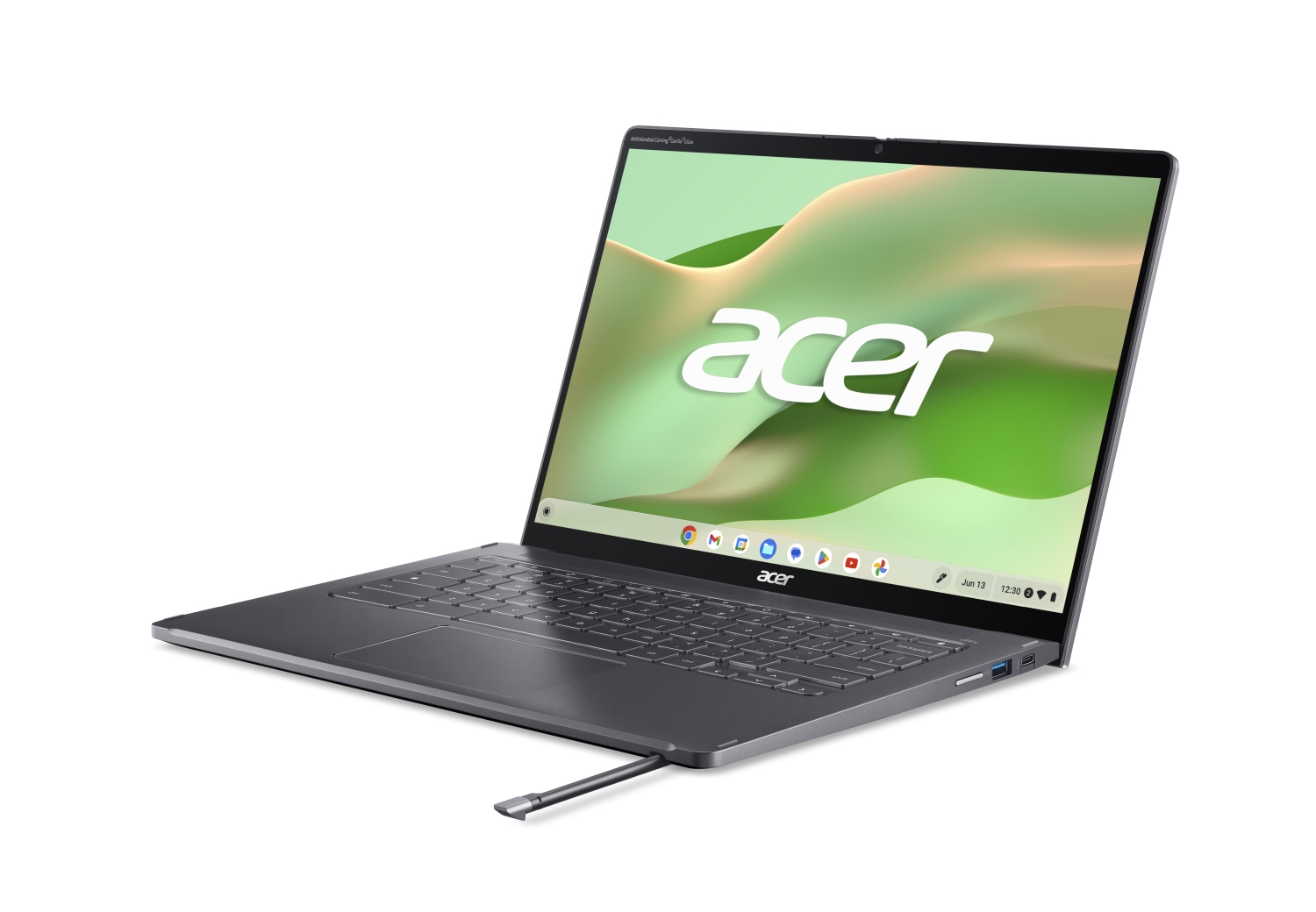 Obrázek Acer Chromebook Spin 714/Spin 714 (CP714-2WN)/i3-1315U/14"/WUXGA/T/8GB/256GB SSD/UHD/Chrome/Gray/2R