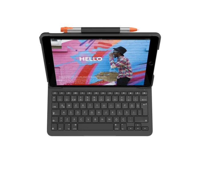 Obrázek Logitech Slim Folio pro iPad (CZ layout, grav.)