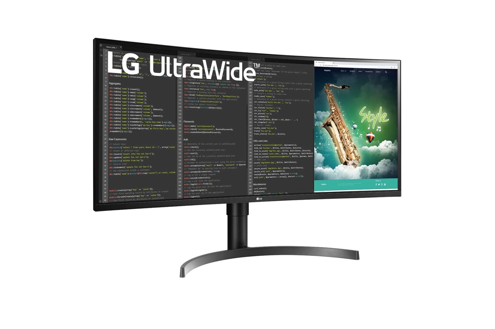 Obrázek LG UltraWide/35WN75CP-B/35"/VA/3440x1440/60Hz/5ms/Black/2R