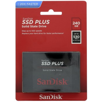 Sandisk Plus/240GB/SSD/2.5"/SATA/Černá/3R