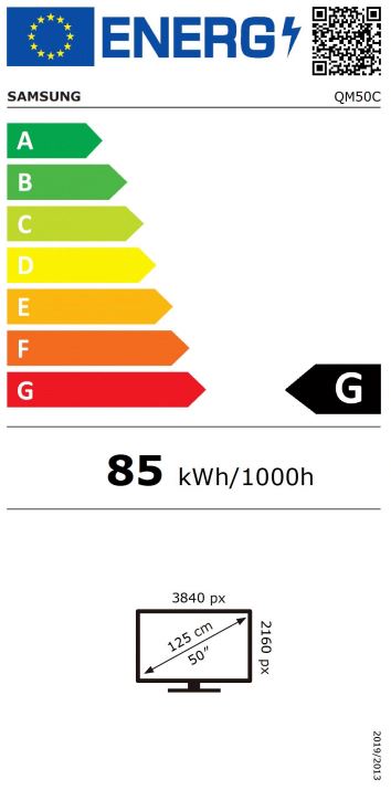 Obrázek 50'' LED Samsung QM50C - UHD,500cd,MI,24/7