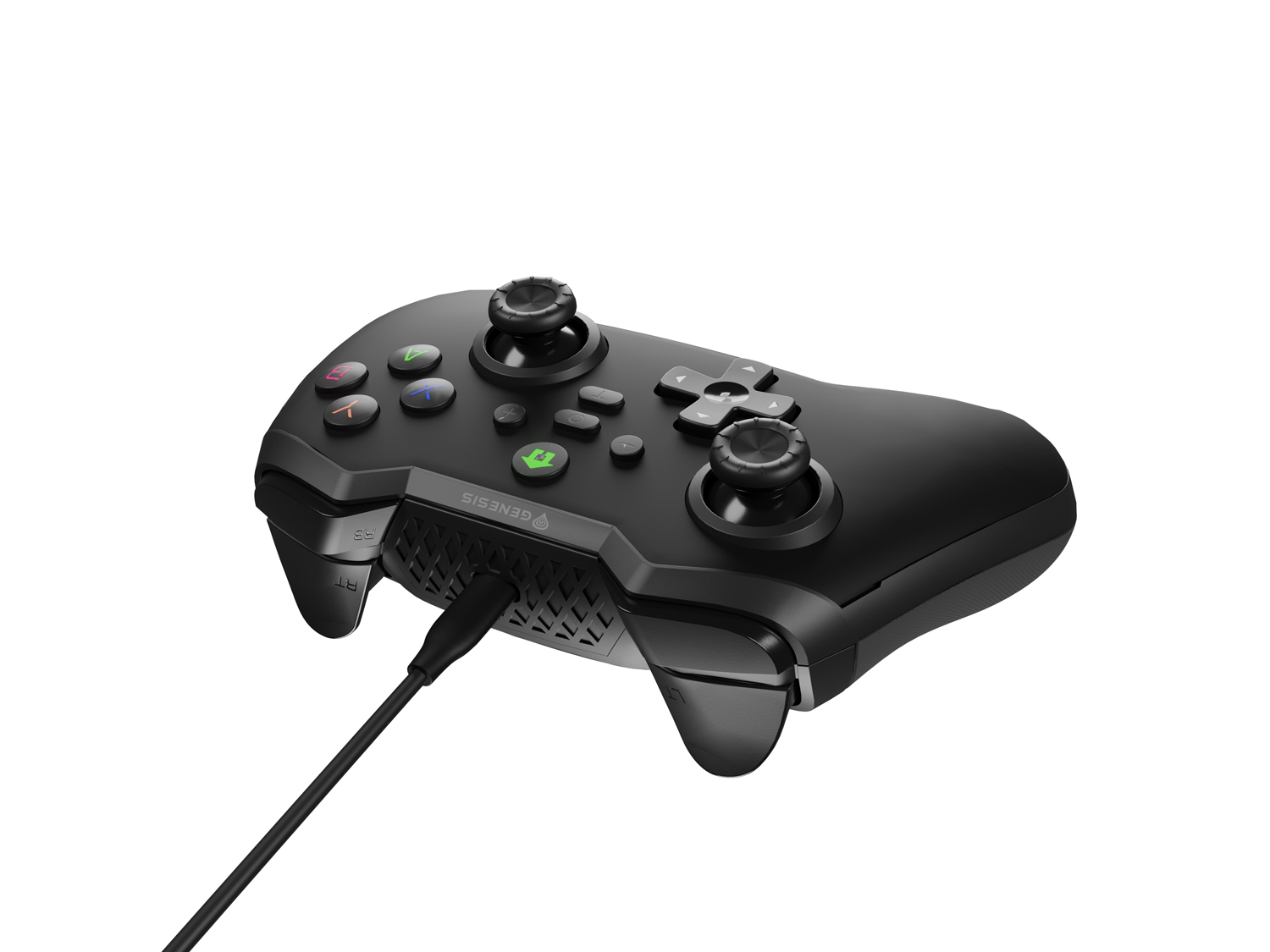 Obrázek Drátový gamepad Genesis MANGAN 300, pro PC/Switch/Mobil, černý