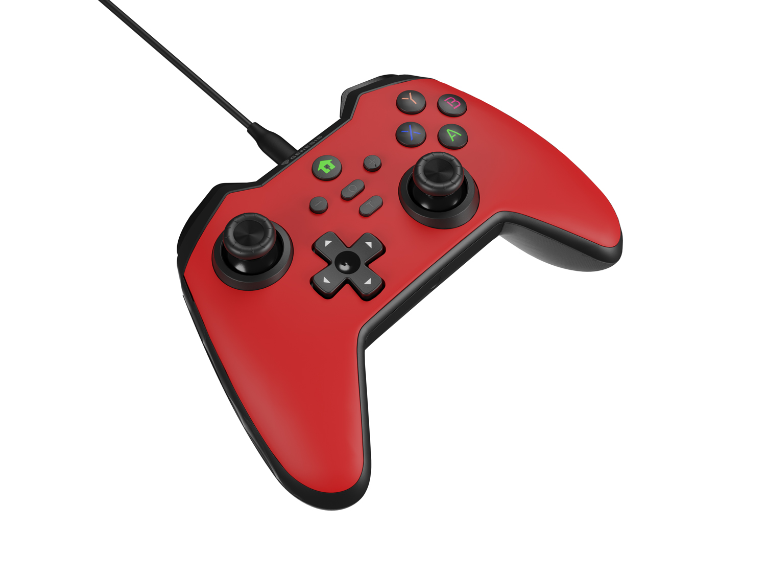 Obrázek Drátový gamepad Genesis MANGAN 300, pro PC/Switch/Mobil, červený