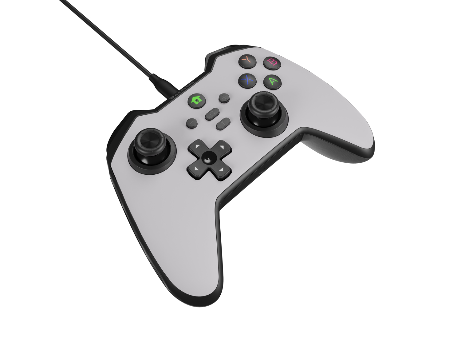 Obrázek Drátový gamepad Genesis MANGAN 300, pro PC/Switch/Mobil, bílý