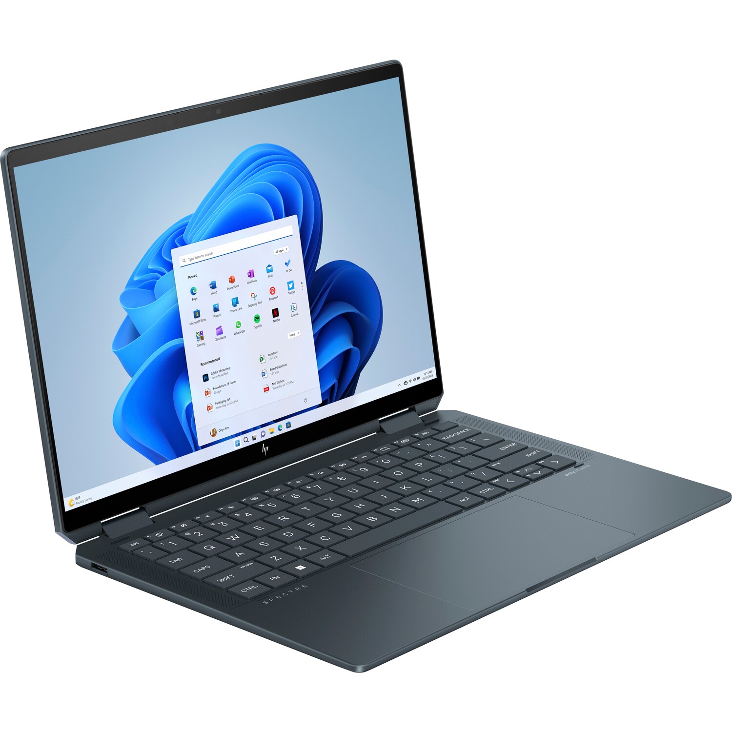 Obrázek HP Spectre/x360 14-eu0002nc/U7-155H/14"/2880x1800/T/32GB/1TB SSD/Arc Xe/W11P/Blue/2R