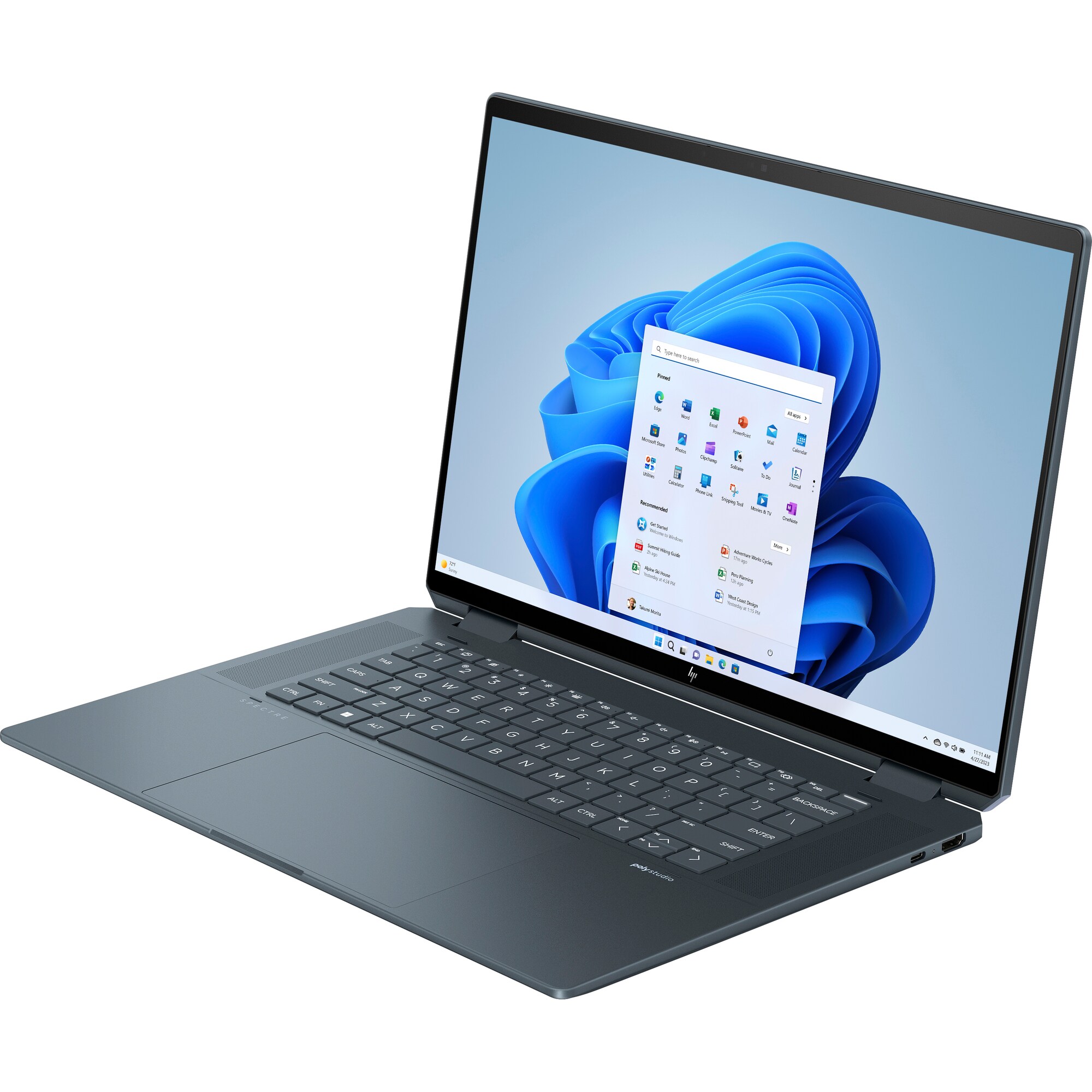 Obrázek HP Spectre x360/16-aa0011nc/U7-155H/16"/2880x1800/T/32GB/1TB SSD/Arc Xe/W11P/Blue/2R