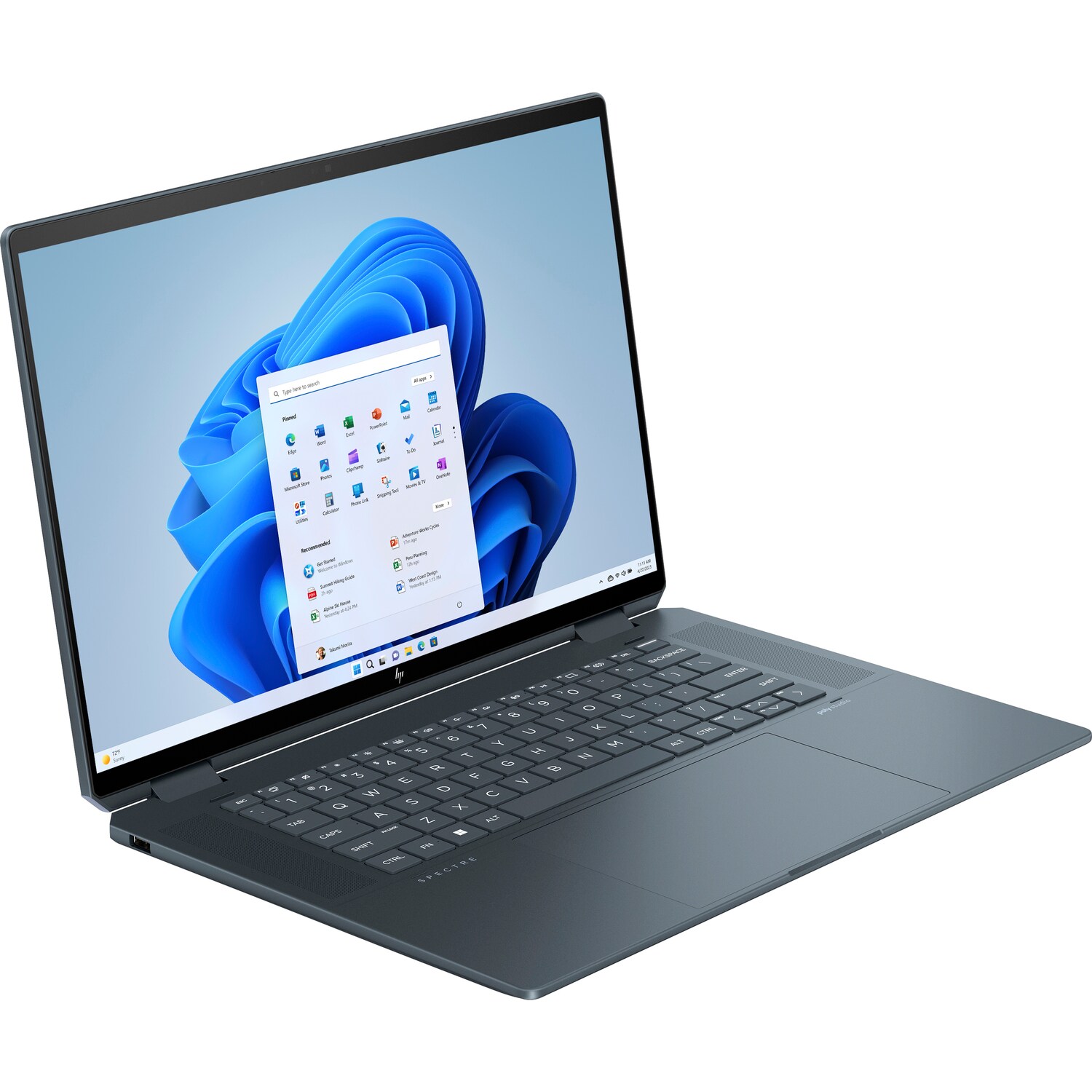 Obrázek HP Spectre/x360 16-aa0011nc/u7-155H/16"/2880x1800/T/32GB/1TB SSD/Arc Xe/W11P/Blue/2R