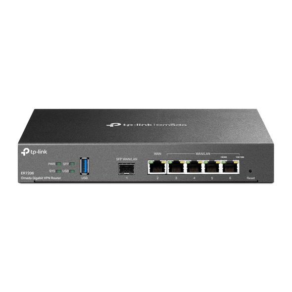 Obrázek TP-Link ER7206 ver.2 Gb MultiWAN VPN router Omada SDN