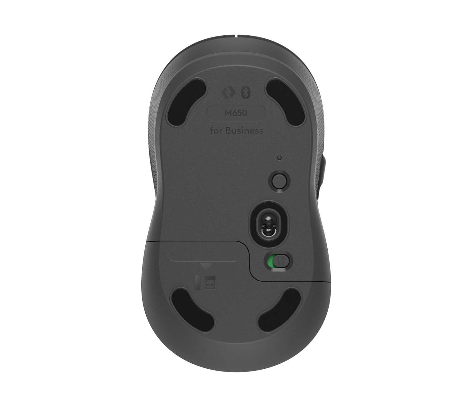 Obrázek LOGITECH Signature M650 for Business/Kancelářská/Laserová/Pro praváky/4 000 DPI/USB+BT/Grafitová