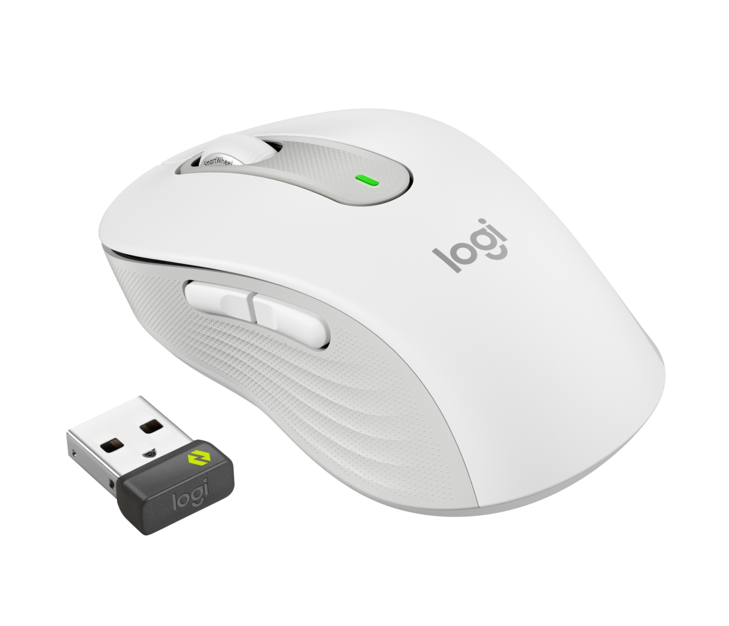 Obrázek LOGITECH Signature M650/Kancelářská/Laserová/Pro praváky/4 000 DPI/USB+BT/Bílá