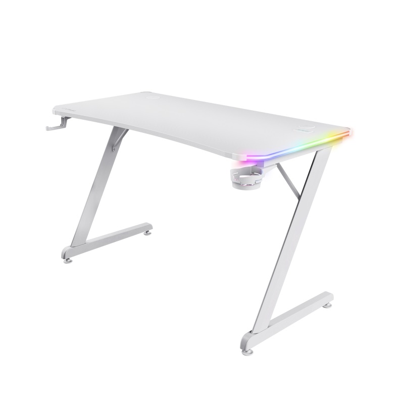 Obrázek TRUST GXT709W LUMINUS RGB DESKGXT RGB DESK WHT