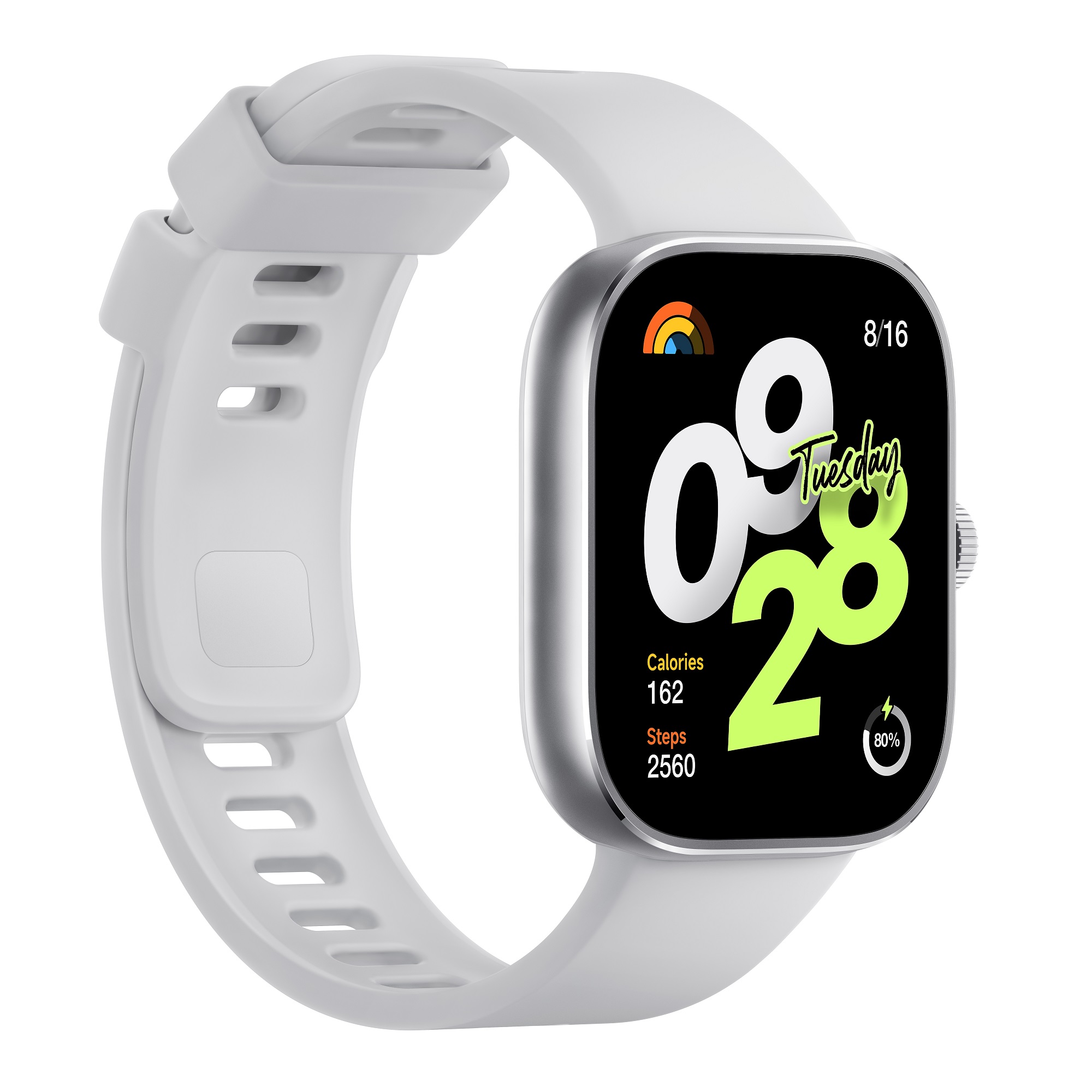 Obrázek Xiaomi Redmi Watch 4/Silver/Sport Band/White