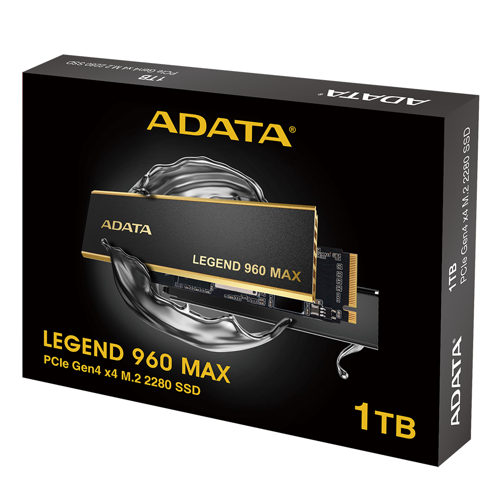 Obrázek ADATA LEGEND 960 MAX/1TB/SSD/M.2 NVMe/Černá/Heatsink/5R