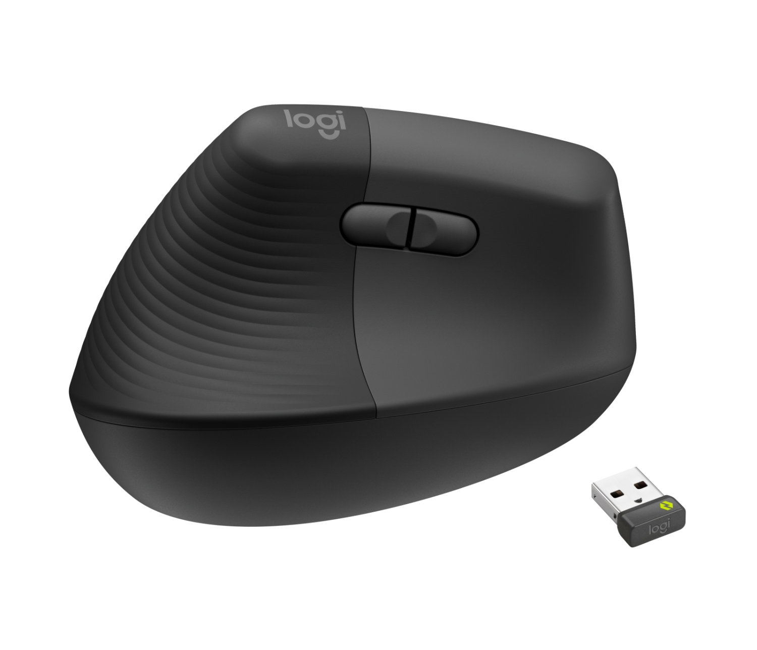 Obrázek LOGITECH Lift For Business/Ergonomická/Optická/Pro leváky/4 000 DPI/USB+BT/Grafitová