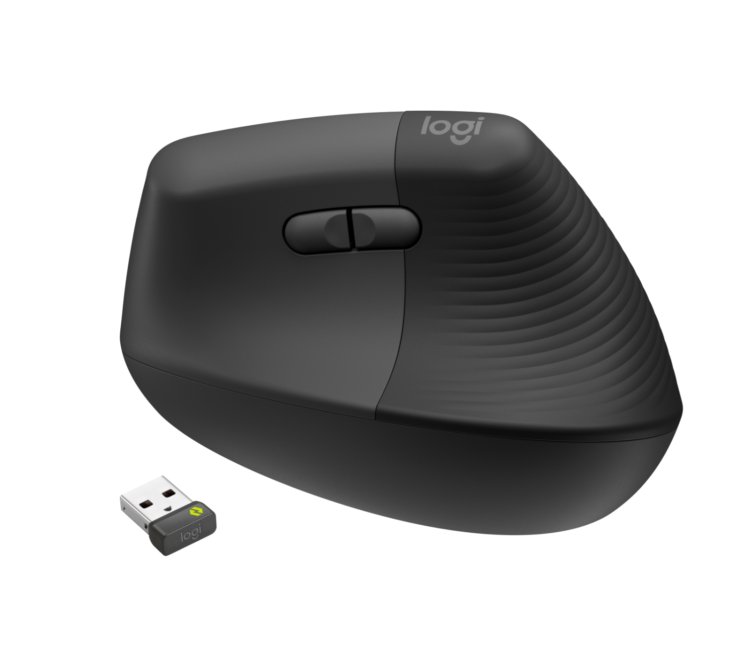 Obrázek LOGITECH Lift For Business/Ergonomická/Optická/Pro praváky/4 000 DPI/USB+BT/Grafitová