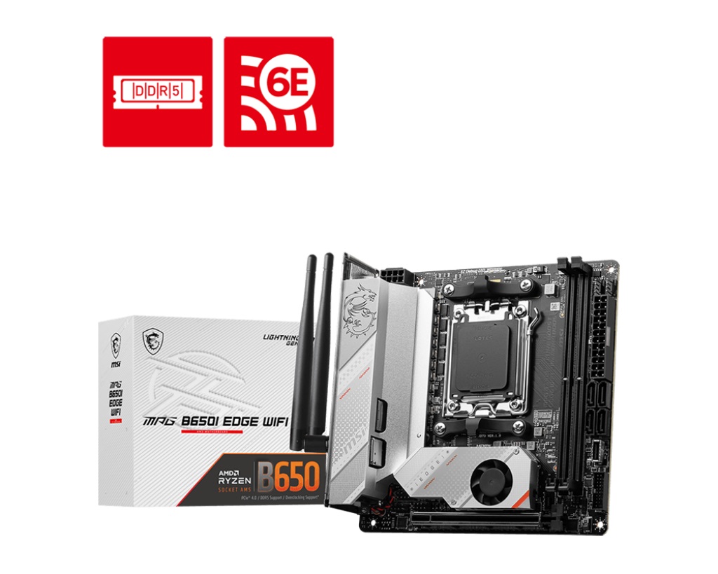 Obrázek MSI MPG B650I EDGE WIFI/AM5/mITX